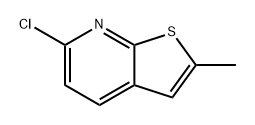 Thieno[2,3-b]pyridine, 6-chloro-2-methyl- Structure