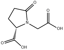 1-Pyrrolidineacetic acid, 2-carboxy-5-oxo-, (2S)- 구조식 이미지