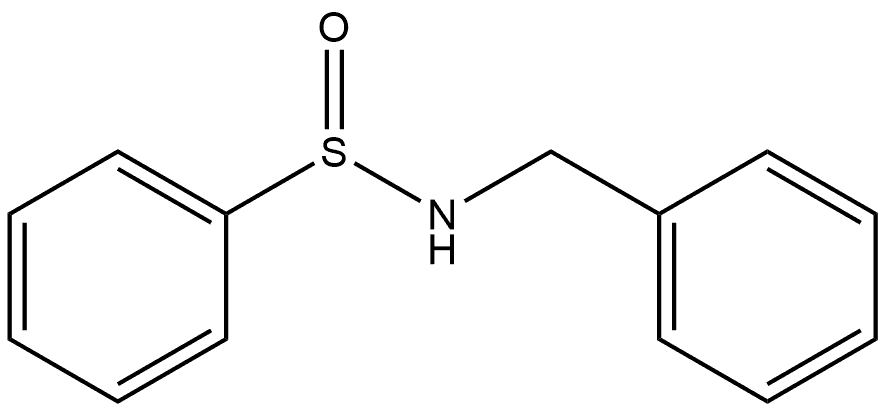 Benzenesulfinamide, N-(phenylmethyl)- 구조식 이미지