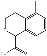 5-methyl-3,4-dihydro-1H-2-benzopyran-1-carboxyl ic acid Structure