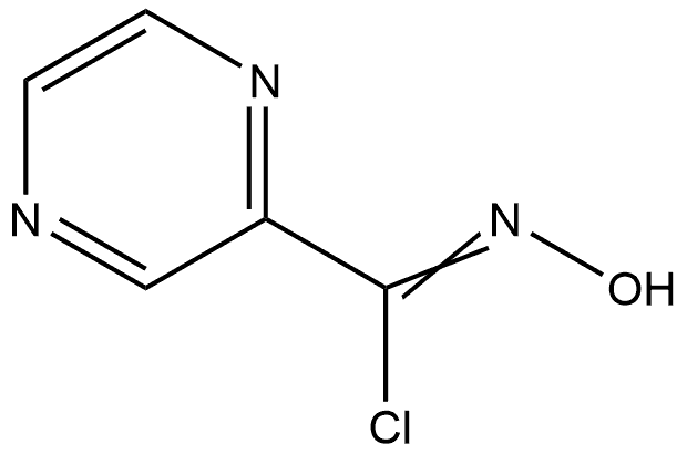 N-Hydroxypyrazine-2-carbimidoyl Chloride Structure