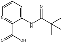 3-Pivalamidopicolinic acid 구조식 이미지
