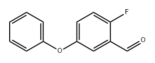 Benzaldehyde, 2-fluoro-5-phenoxy- Structure