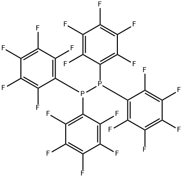 Tetrakis(pentafluorophenyl)diphosphine 구조식 이미지