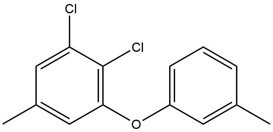 1,2-Dichloro-5-methyl-3-(3-methylphenoxy)benzene Structure