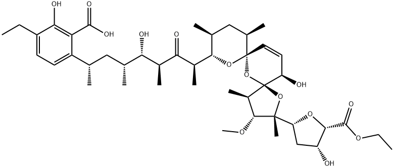 4-Demethyl-4-ethylnoboritomycin A Structure