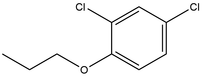 2,4-Dichloro-1-propoxybenzene Structure