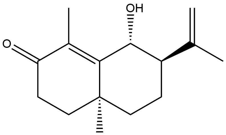 6β-Hydroxy-7-epi-α-cyperone Structure