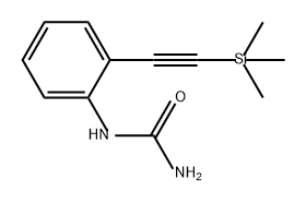 Urea, N-[2-[2-(trimethylsilyl)ethynyl]phenyl]- Structure