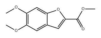 methyl 5,6-dimethoxybenzofuran-2-carboxylate Structure