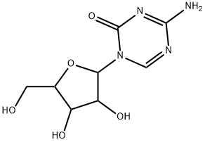 1,3,5-Triazin-2(1H)-one, 4-amino-1-pentofuranosyl- Structure