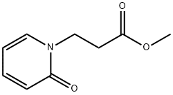 1(2H)-Pyridinepropanoic acid, 2-oxo-, methyl ester 구조식 이미지