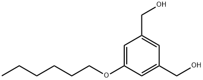 1,3-Benzenedimethanol, 5-(hexyloxy)- Structure