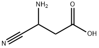 Propanoic acid, 3-amino-3-cyano- 구조식 이미지