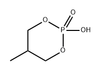 1,3,2-Dioxaphosphorinane, 2-hydroxy-5-methyl-, 2-oxide Structure