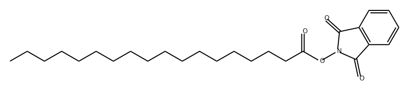 Octadecanoic acid, 1,3-dihydro-1,3-dioxo-2H-isoindol-2-yl ester Structure