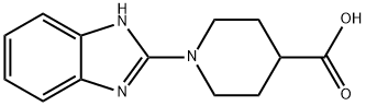4-Piperidinecarboxylic acid, 1-(1H-benzimidazol-2-yl)- Structure