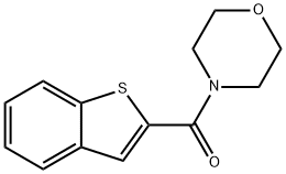 4-(1-benzothiophene-2-carbonyl)morpholine Structure