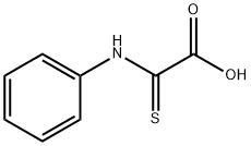 Acetic acid, 2-(phenylamino)-2-thioxo- Structure