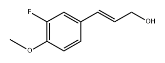 3-(3-Fluoro-4-methoxyphenyl)prop-2-en-1-ol Structure