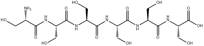 L-Serine, L-seryl-L-seryl-L-seryl-L-seryl-L-seryl- Structure