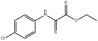 Acetic acid, 2-[(4-chlorophenyl)amino]-2-thioxo-, ethyl ester Structure