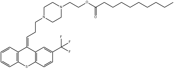 Flupentixol decanoate, (Z)- Structure