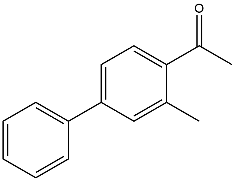 1-(3-Methyl[1,1'-biphenyl]-4-yl)ethanone Structure