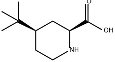2-Piperidinecarboxylic acid, 4-(1,1-dimethylethyl)-, cis- (9CI) 구조식 이미지