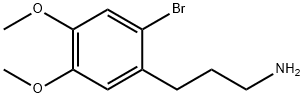 Benzenepropanamine, 2-bromo-4,5-dimethoxy- Structure