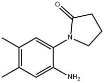 2-Pyrrolidinone, 1-(2-amino-4,5-dimethylphenyl)- Structure