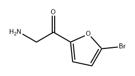 Ethanone, 2-amino-1-(5-bromo-2-furanyl)- Structure