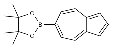 1,3,2-Dioxaborolane, 2-(6-azulenyl)-4,4,5,5-tetramethyl- Structure