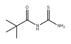 Propanamide, N-(aminothioxomethyl)-2,2-dimethyl- Structure