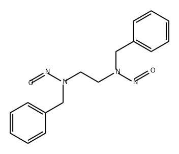 1,2-Ethanediamine, N1,N2-dinitroso-N1,N2-bis(phenylmethyl)- Structure