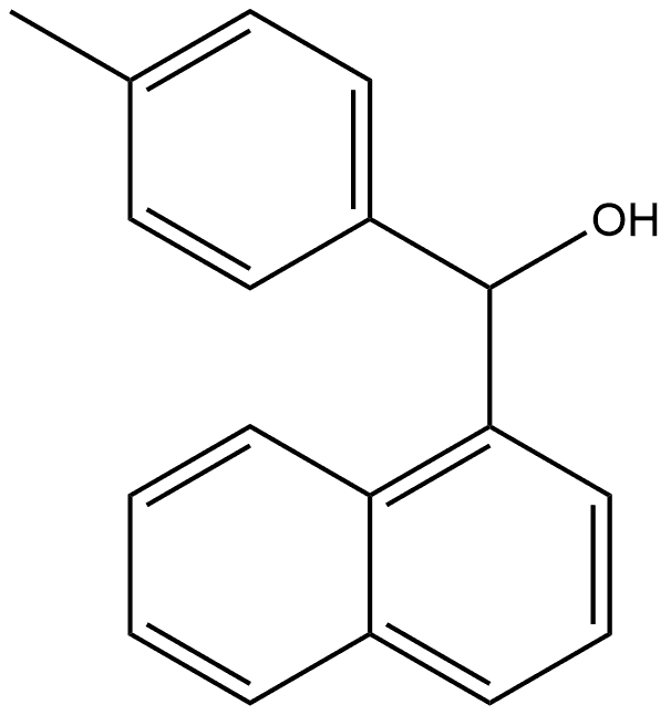 α-(4-Methylphenyl)-1-naphthalenemethanol Structure