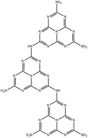 1,3,4,6,7,9,9b-Heptaazaphenalene-2,5,8-triamine, N,N'-bis(5,8-diamino-1,3,4,6,7,9,9b-heptaazaphenalen-2-yl)- (9CI) Structure