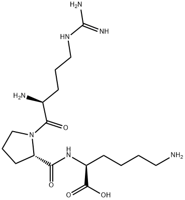 L-Lysine, L-arginyl-L-prolyl- Structure