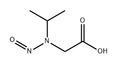 Acetic acid, 2-[(1-methylethyl)nitrosoamino]- Structure