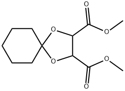 Dimethyl 1,4-dioxaspiro[4.5]decane-2,3-dicarboxylate 구조식 이미지