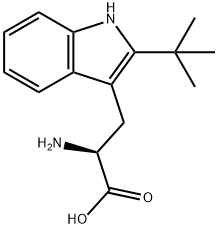 L-Tryptophan, 2-(1,1-dimethylethyl)- Structure