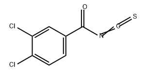 Benzoyl isothiocyanate, 3,4-dichloro- Structure