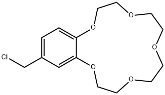 1,4,7,10,13-Benzopentaoxacyclopentadecin, 15-(chloromethyl)-2,3,5,6,8,9,11,12-octahydro- Structure