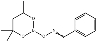 벤잘데데-0-(4,4,6-트리메틸-[1,3,2]-DIOXABORINAN-2-YL)-옥심 구조식 이미지