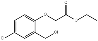 Acetic acid, 2-[4-chloro-2-(chloromethyl)phenoxy]-, ethyl ester Structure