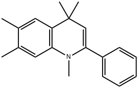 1,4,4,6,7-Pentamethyl-2-phenyl-1,4-dihydroquinoline Structure