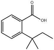 Benzoic acid, 2-(1,1-dimethylpropyl)- 구조식 이미지