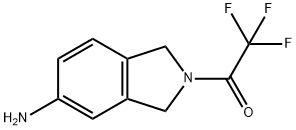 Ethanone, 1-(5-amino-1,3-dihydro-2H-isoindol-2-yl)-2,2,2-trifluoro- Structure