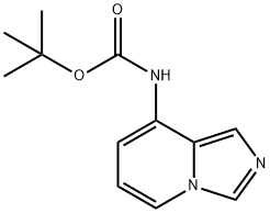 Carbamic acid, imidazo[1,5-a]pyridin-8-yl-, 1,1-dimethylethyl ester (9CI) Structure