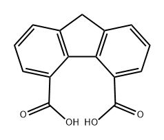 9H-Fluorene-4,5-dicarboxylic acid 구조식 이미지